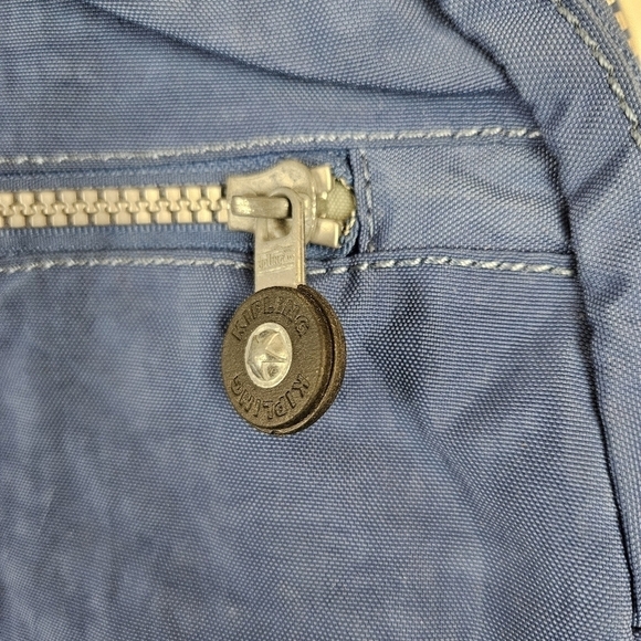 KIPLING Seoul Backpack Blue with Charm - Picture 5 of 11